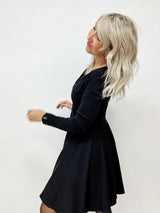 BELLA | KLEID| SCHWARZRIPP