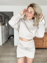 WRAPY| SWEAT|BEIGEGRAU