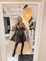 BELLA | KLEID| GOLDBRONZE