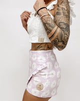 SKORTY | LEINEN|Rosa