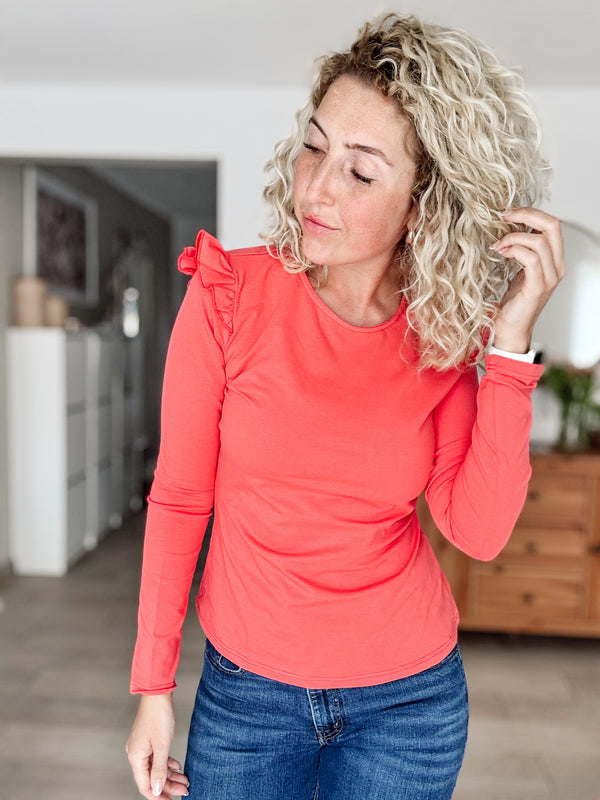 PHOEBE| SLEEVE | CORAL