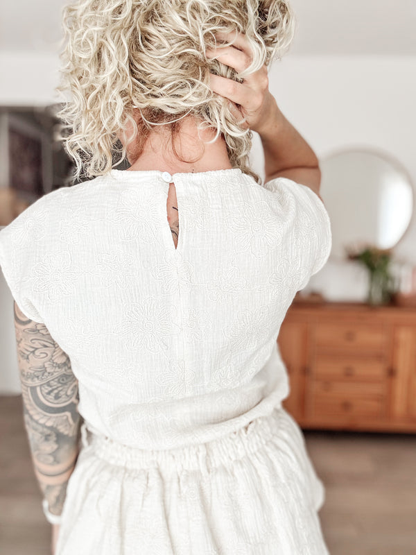 JORINDE | BLUSE| MUSSELINbeige