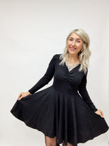 BELLA | KLEID| SCHWARZRIPP