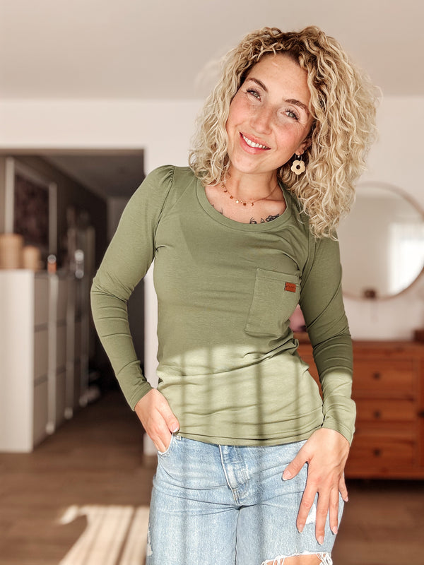 FIONA | SLEEVE | OLIVE