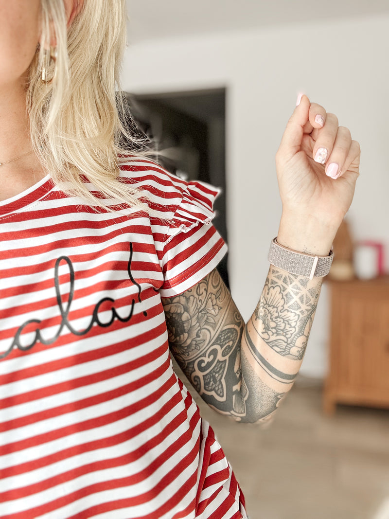 SHIRT|OHLALA|STRIPESRED