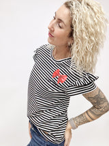 HERMINE | SHIRT|LOOPRED|stripes