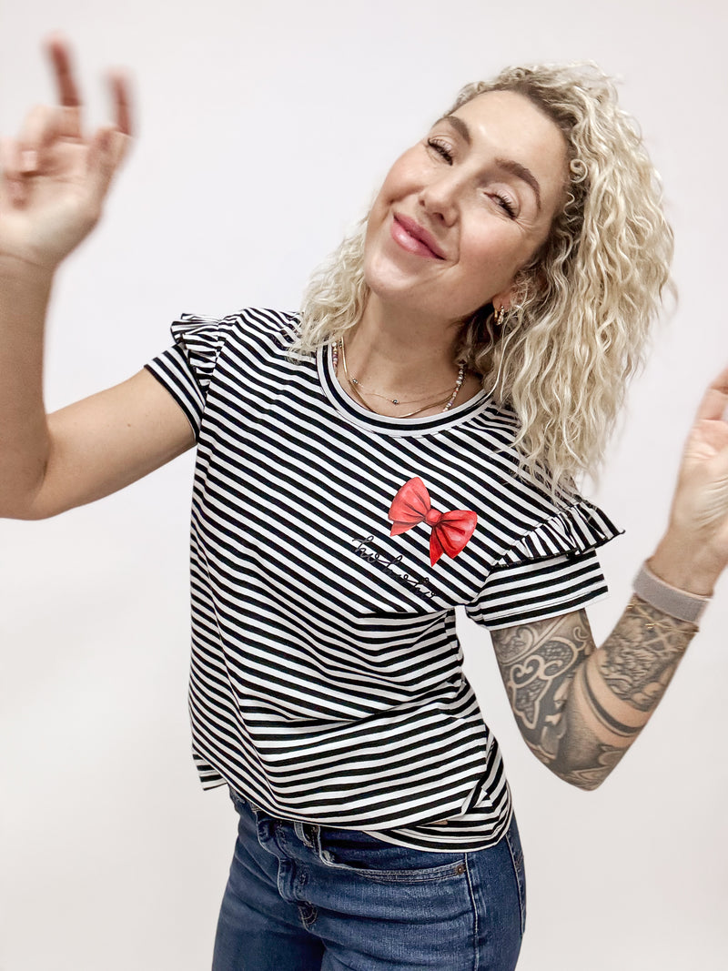 HERMINE | SHIRT|LOOPRED|stripes