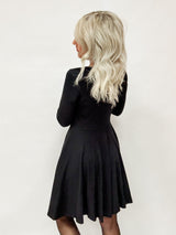 BELLA | KLEID| SCHWARZRIPP