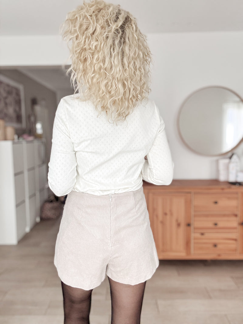 SKORTY | HOSENROCK| CORDbeige
